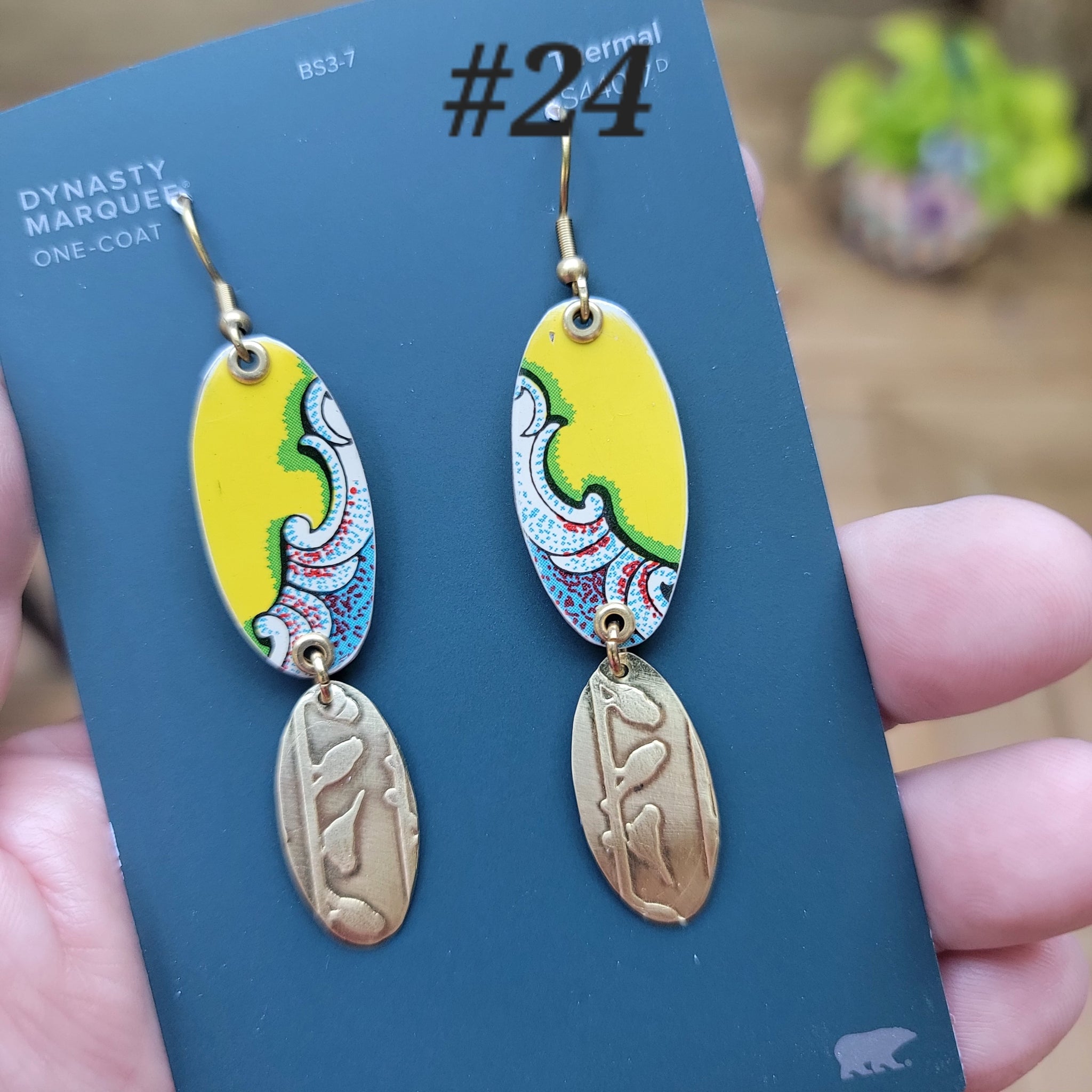 Fall 2024 Collection - Repurposed Vintage Tin Earrings