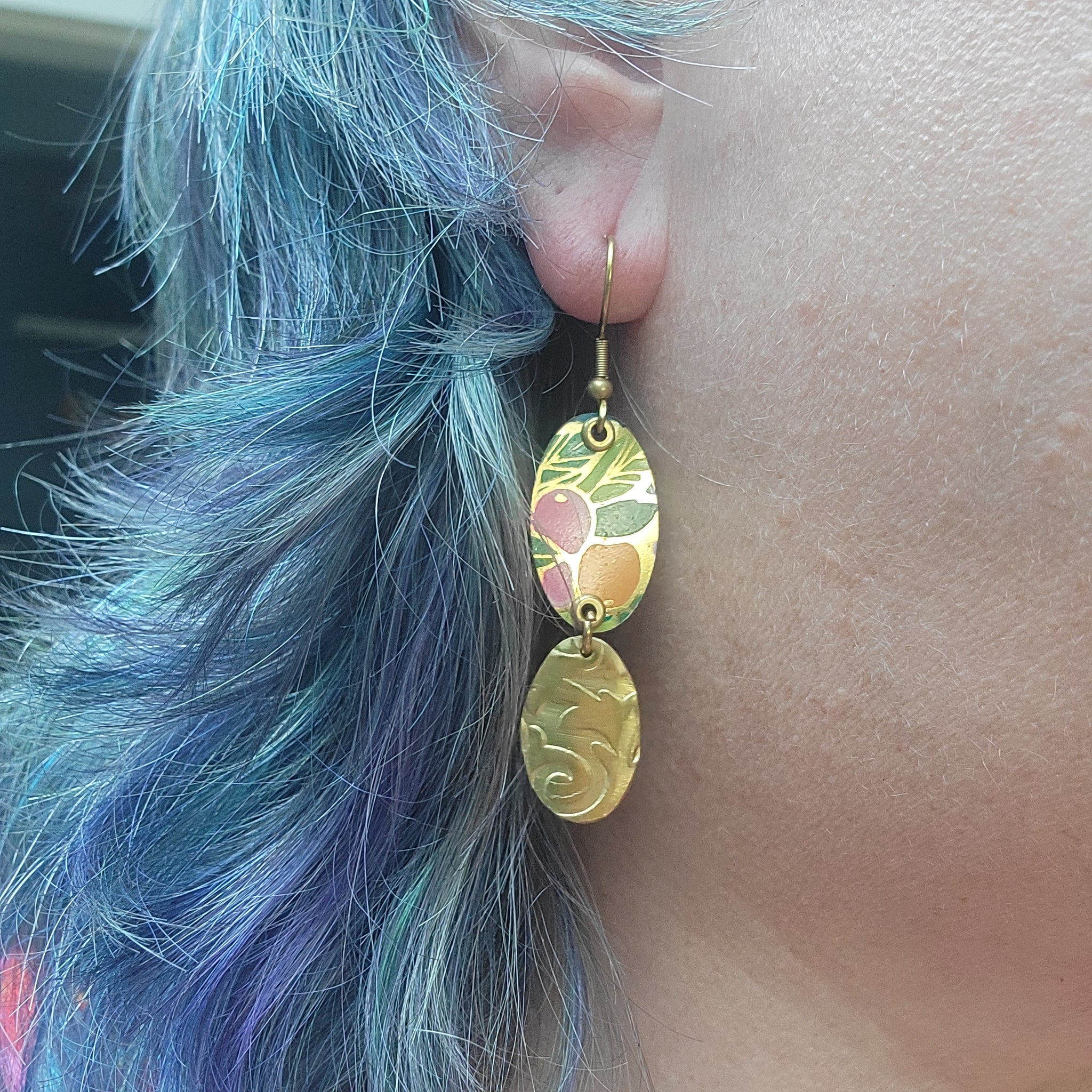 Fall 2024 Collection - Repurposed Vintage Tin Earrings