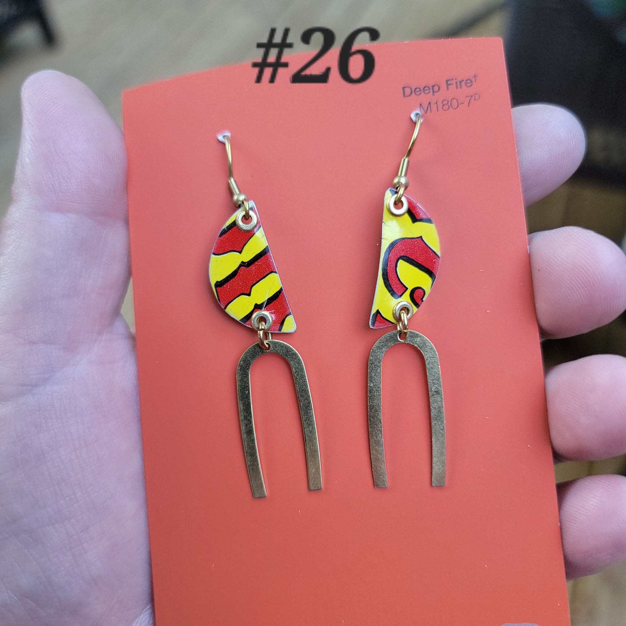 Fall 2024 Collection - Repurposed Vintage Tin Earrings