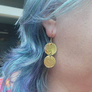 Fall 2024 Collection - Repurposed Vintage Tin Earrings