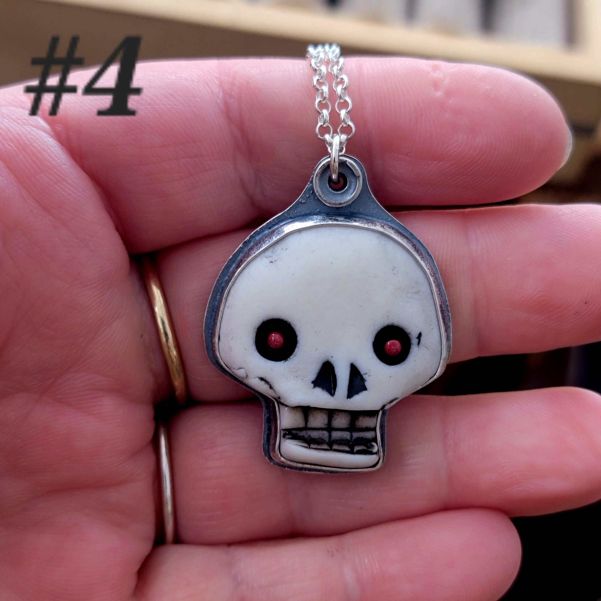 Nerd Skullies - Ceramic Pendants Halloween Collection