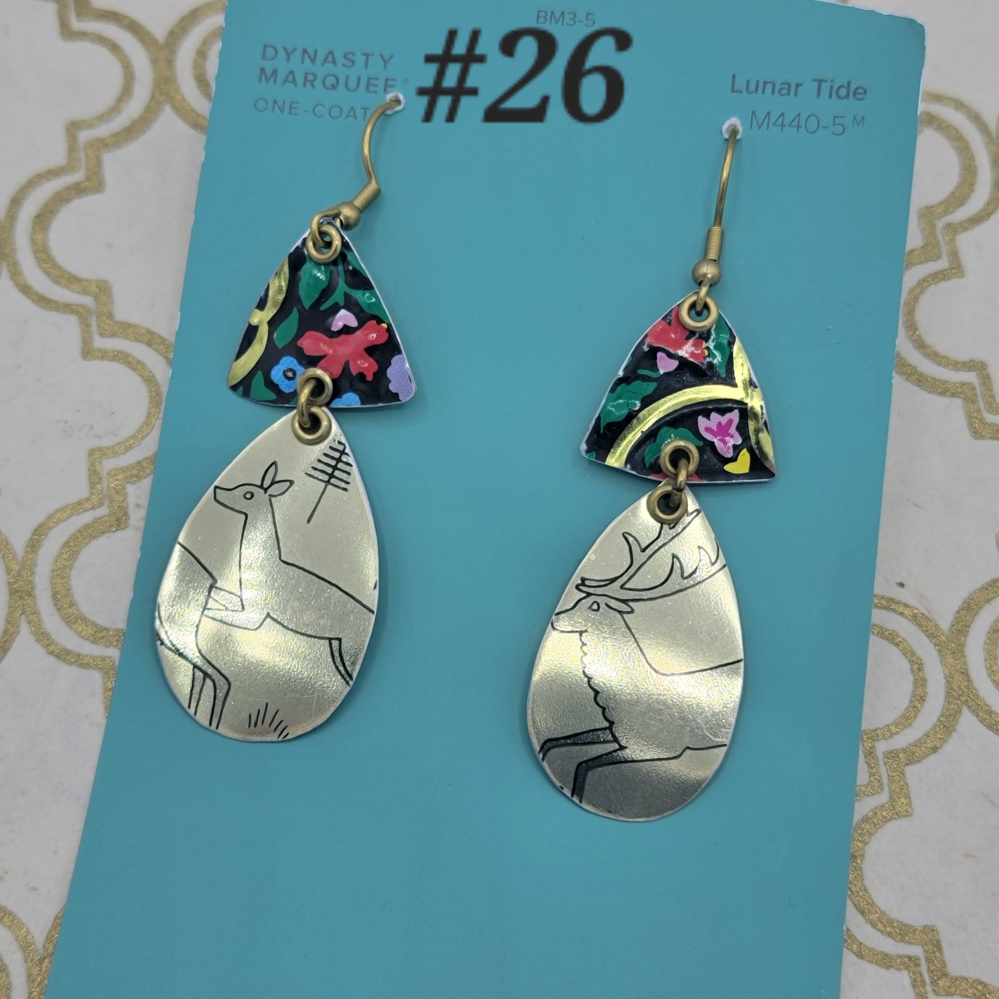 Sparkle Plaid Collection - Repurposed Vintage Tin Earrings & Necklaces