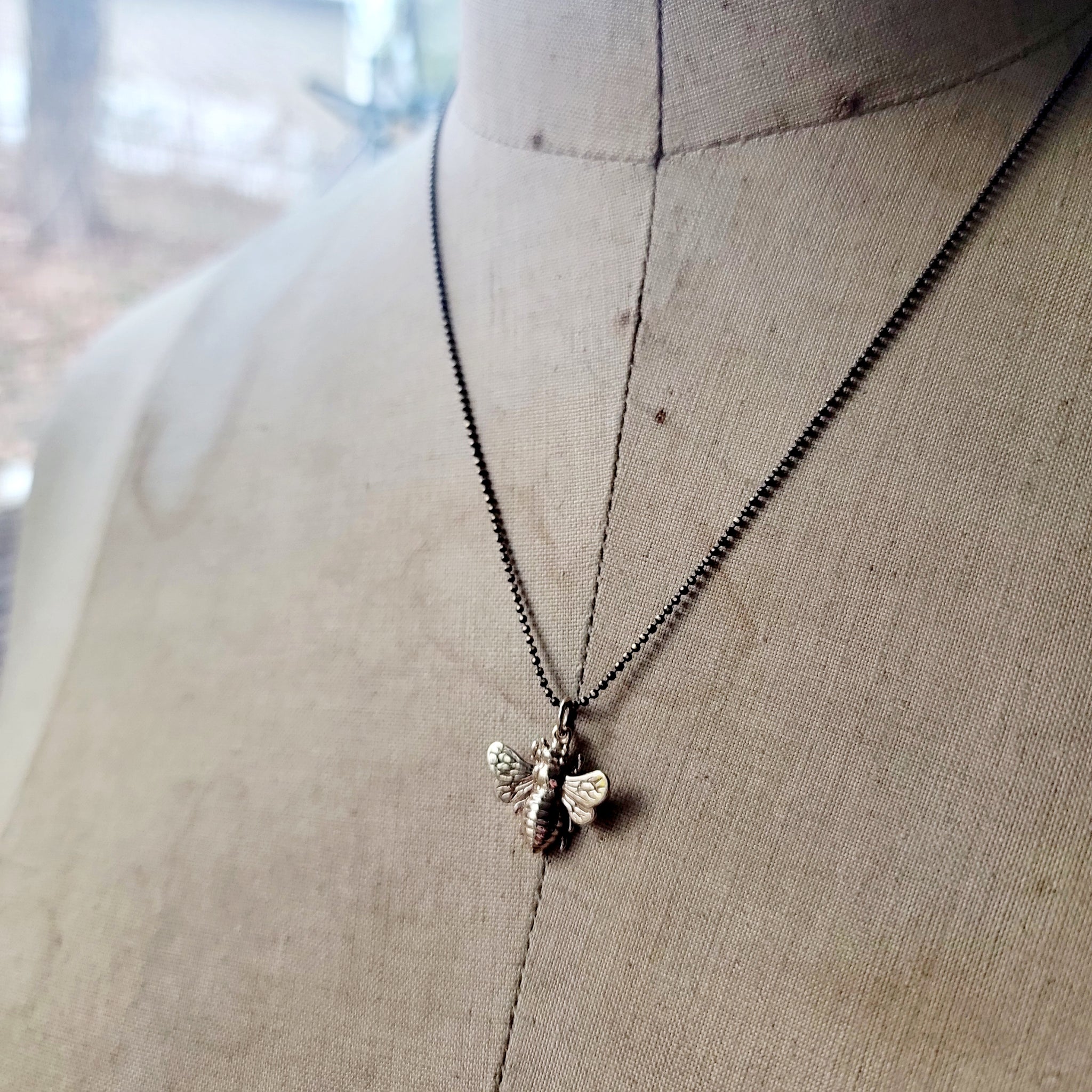 Honeybee Bronze Pendant