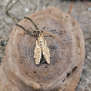 Bronze Cicada Pendant