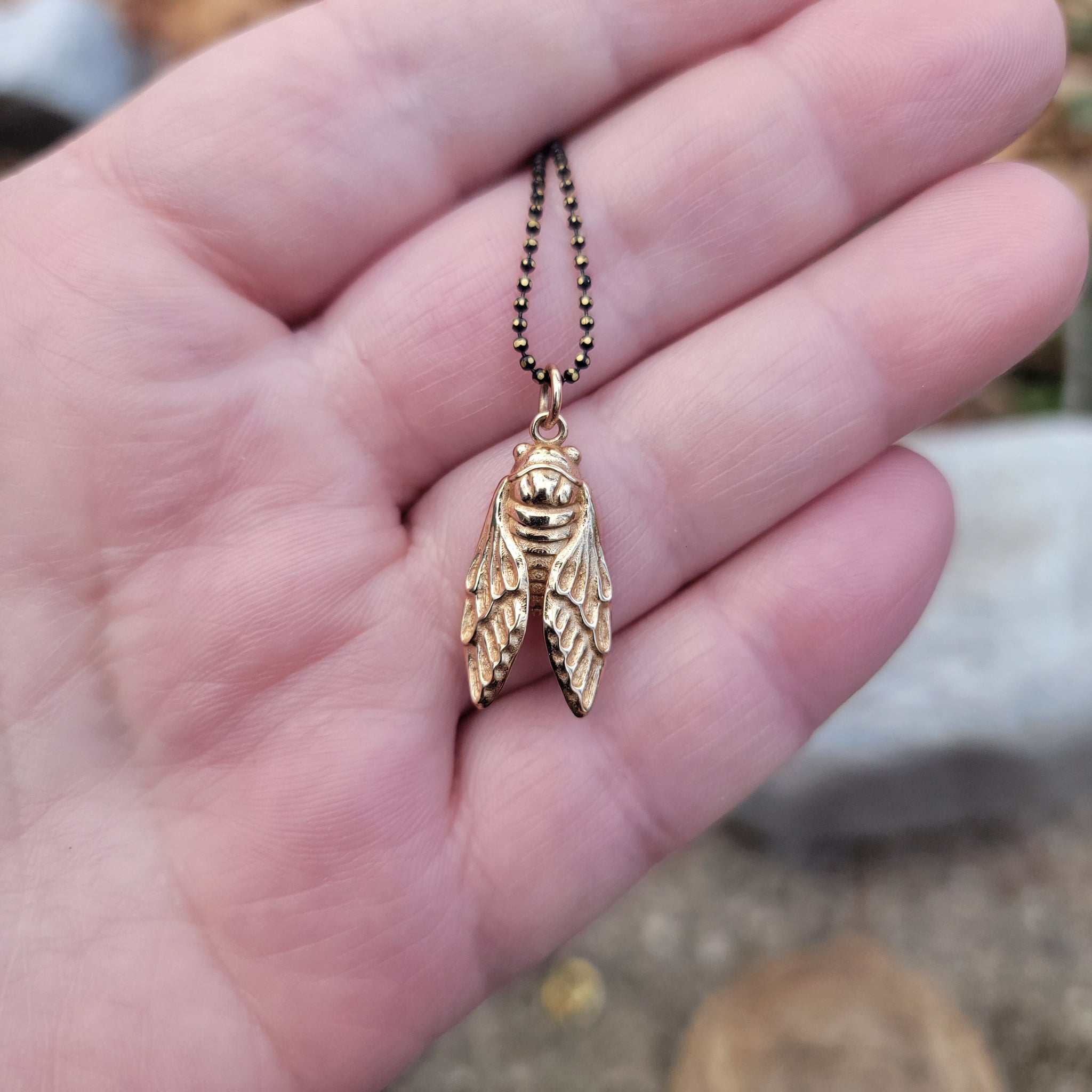 Honeybee Bronze Pendant