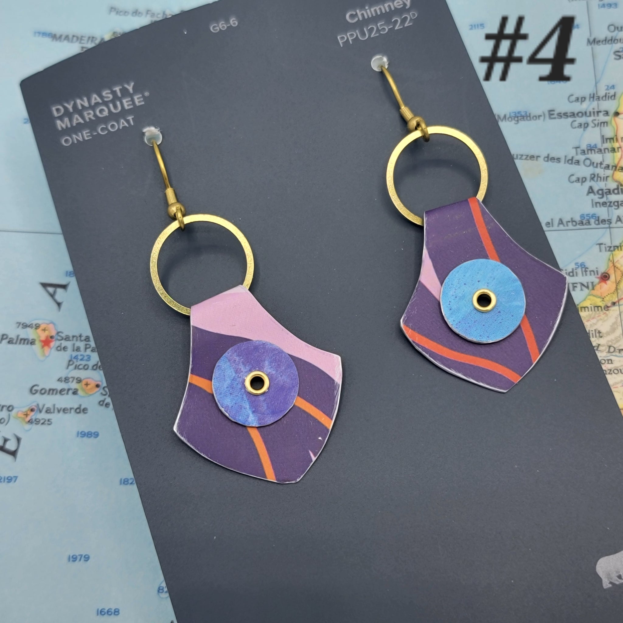 Gelato Collection - Repurposed Tin Earrings