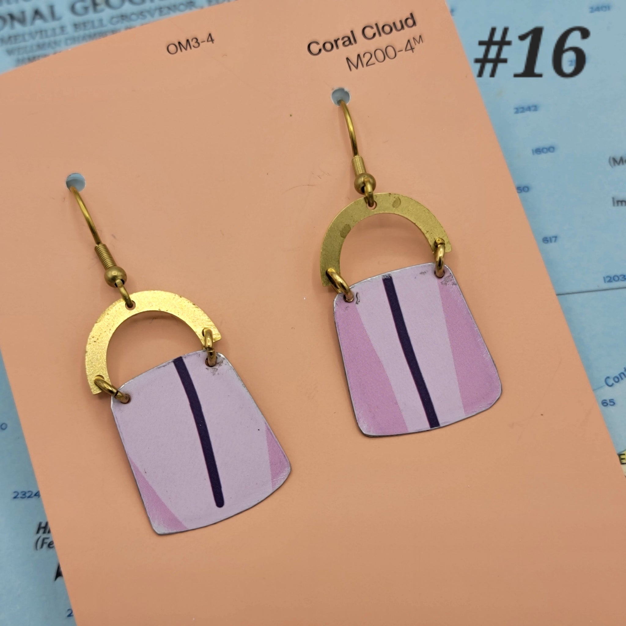 Gelato Collection - Repurposed Tin Earrings