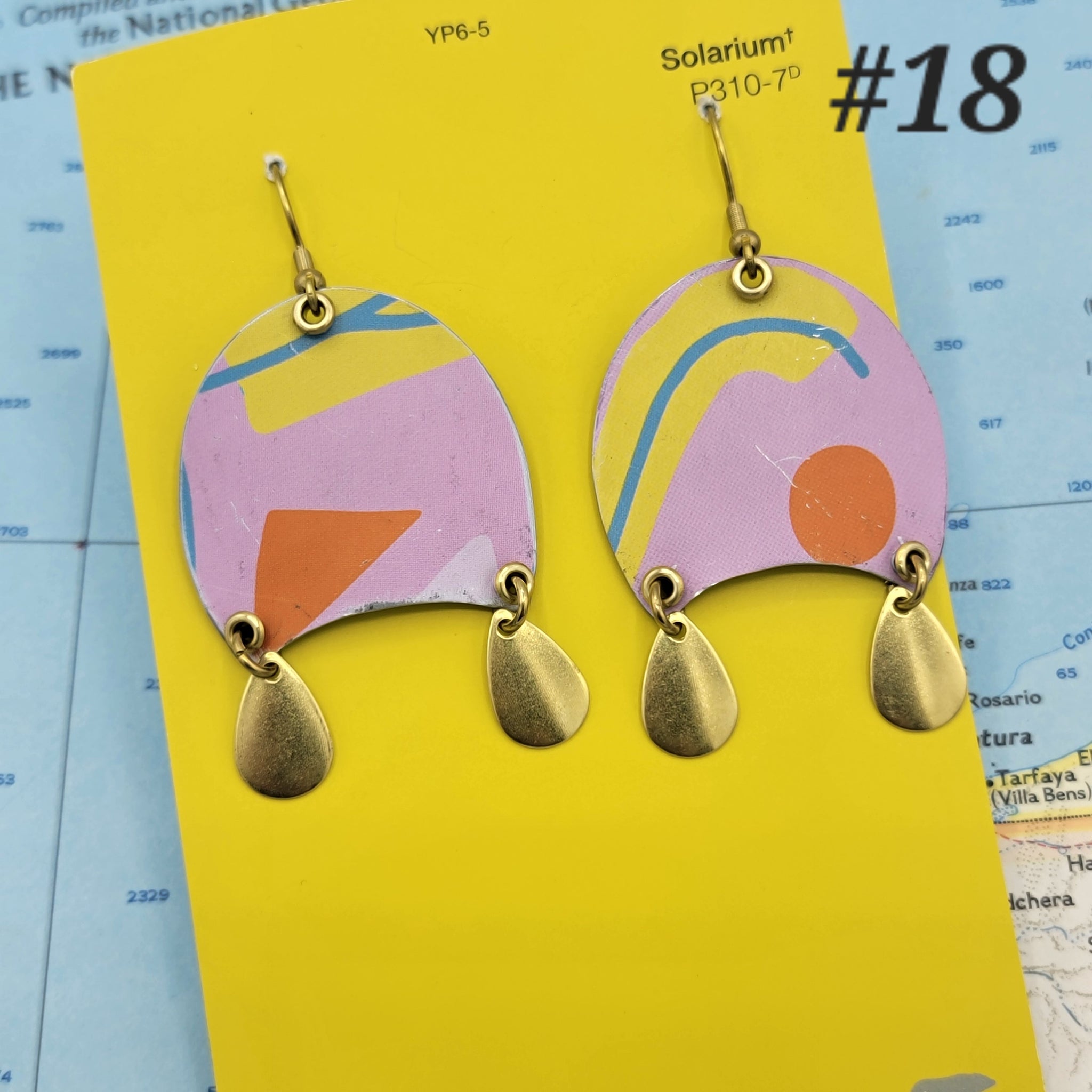 Gelato Collection - Repurposed Tin Earrings