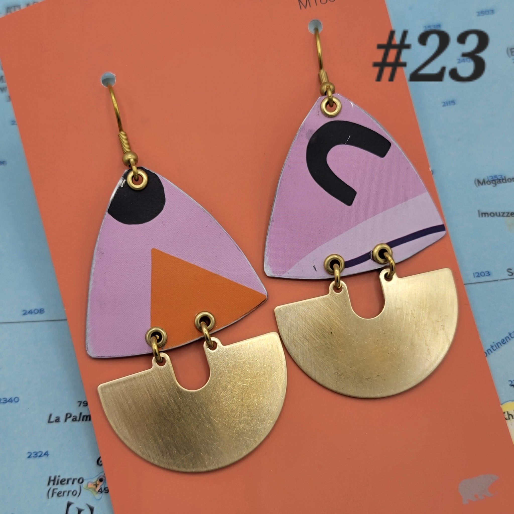 Gelato Collection - Repurposed Tin Earrings