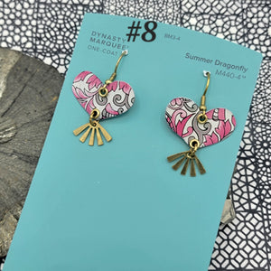 Valentine Collection - Repurposed Vintage Tin Earrings