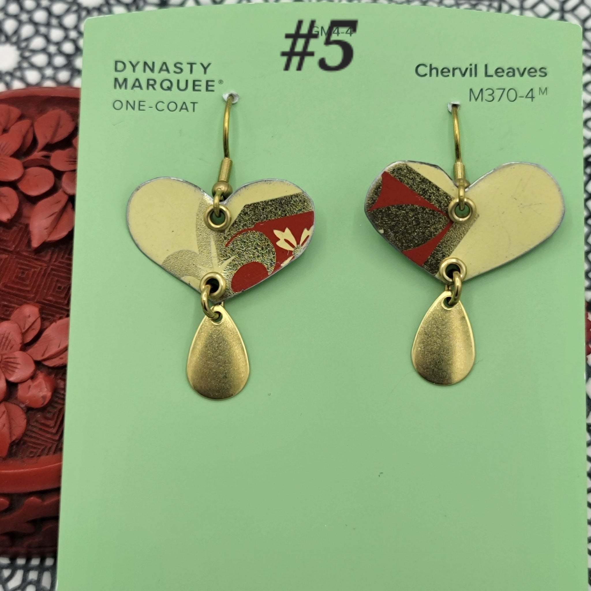 Valentine Collection - Repurposed Vintage Tin Earrings