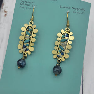 Bubble Frames Collection - Repurposed Vintage Tin Earrings