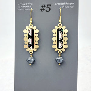 Bubble Frames Collection - Repurposed Vintage Tin Earrings