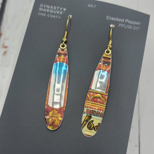 Carousel Collection - Repurposed Vintage Tin Earrings