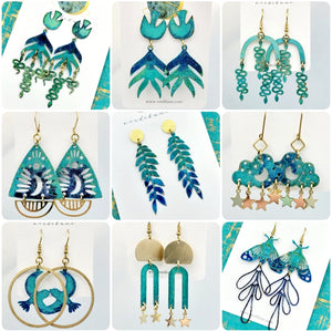 Sultry Summer Patina Earring Collection