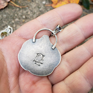 Pumpkin Patch Opal Pendants in Sterling Silver