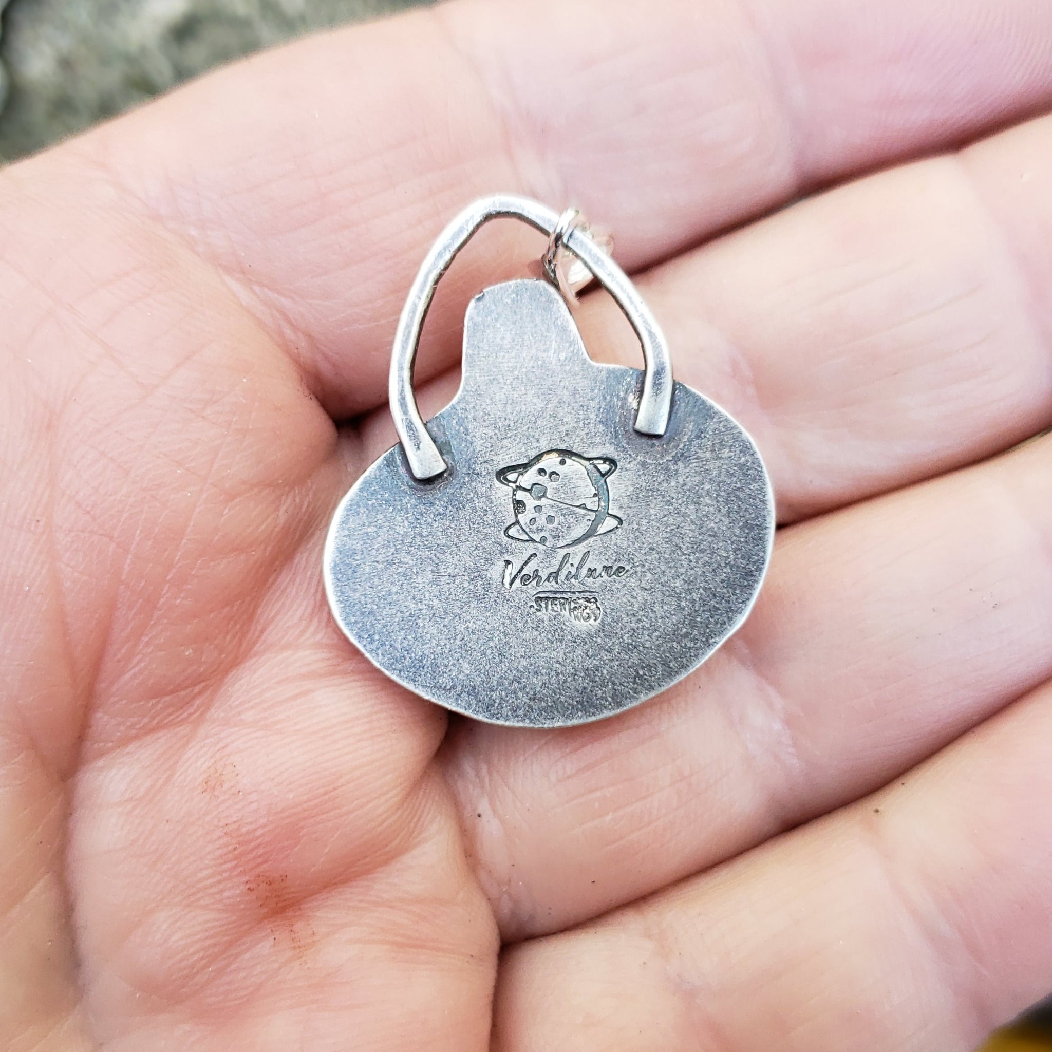 Pumpkin Patch Opal Pendants in Sterling Silver