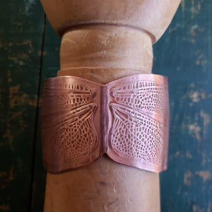 Dragonfly Wing Cuff in Copper