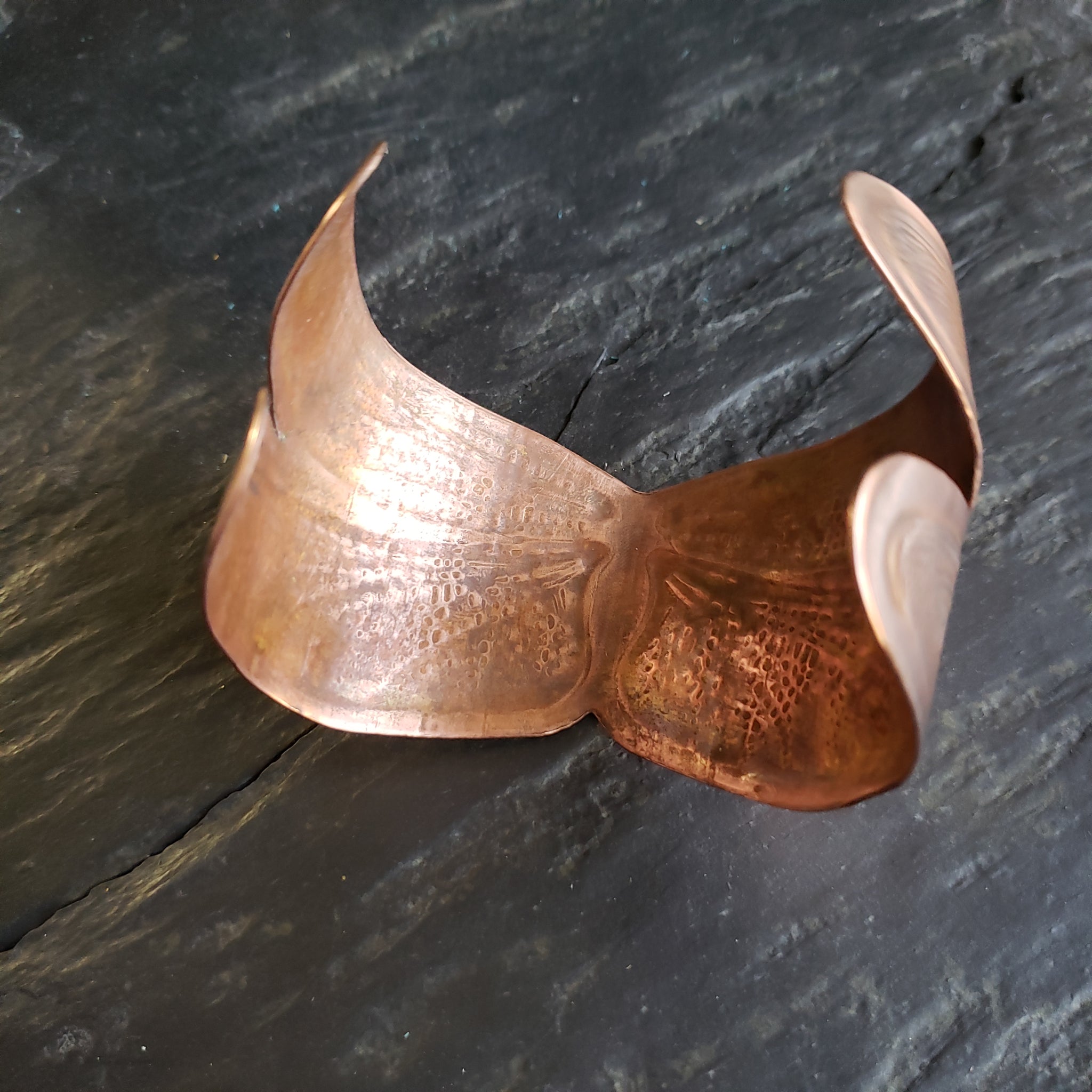 Dragonfly Wing Cuff in Copper