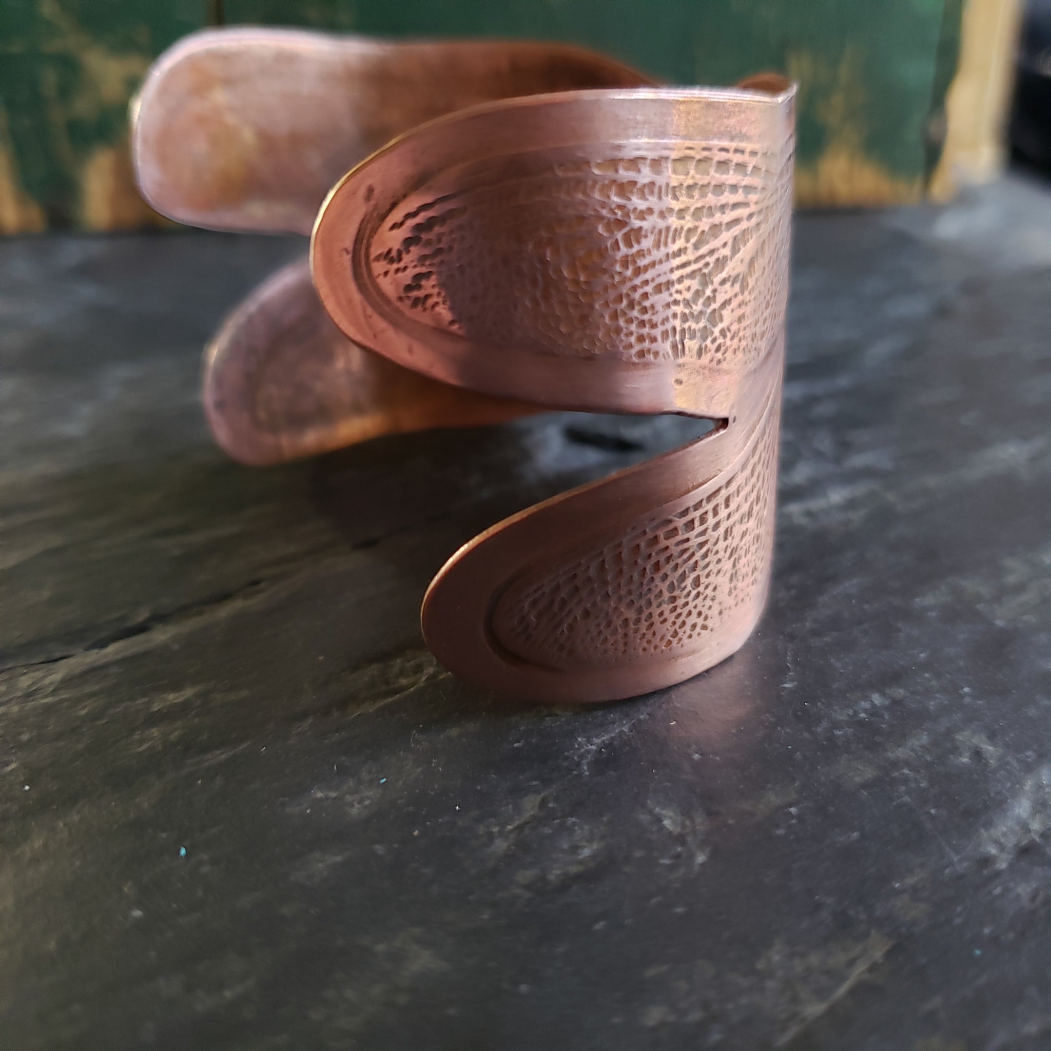 Dragonfly Wing Cuff in Copper