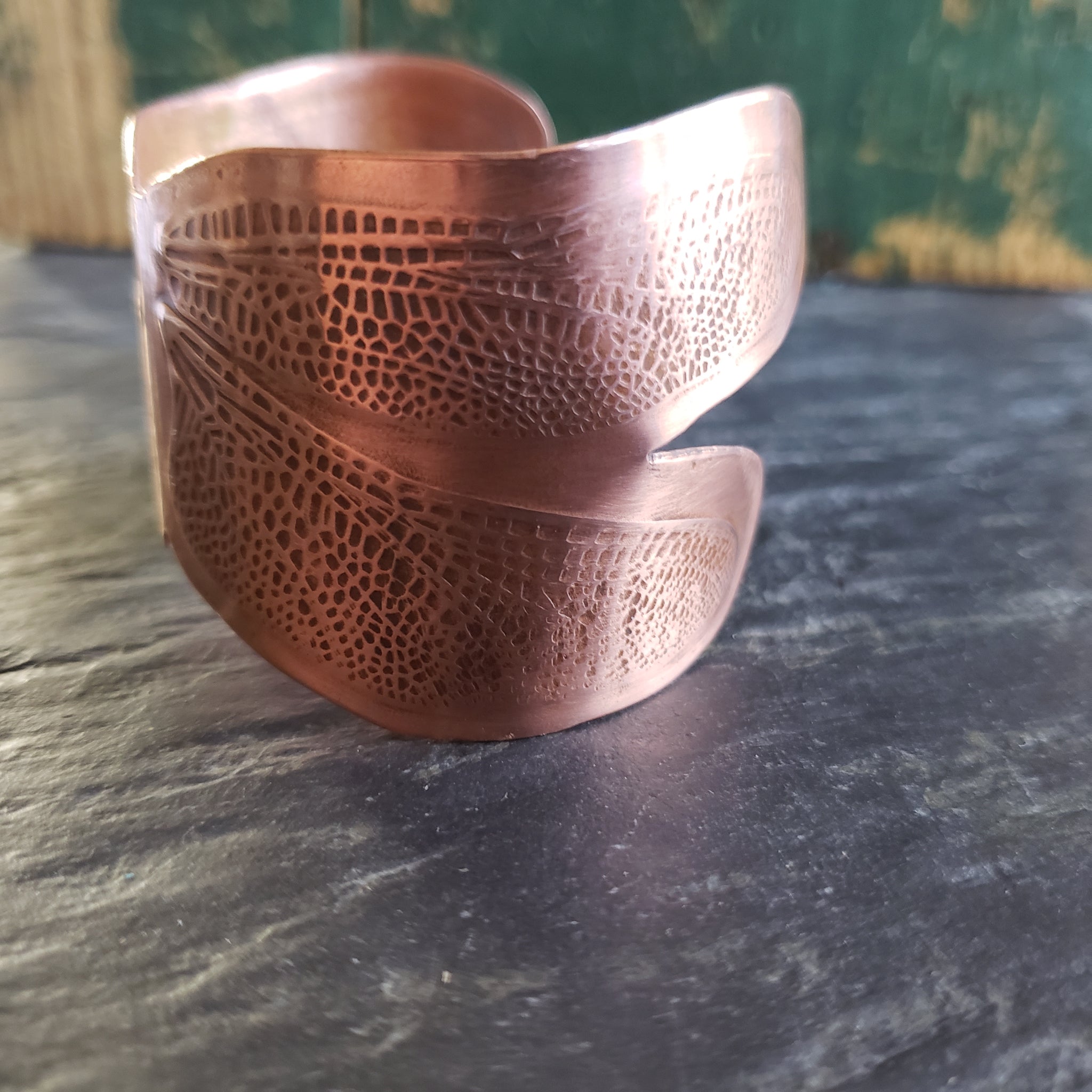 Dragonfly Wing Cuff in Copper