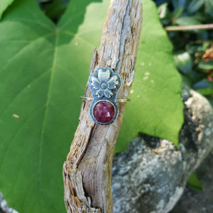 Sterling Silver Token Gemstone Rings - Rubies & Sapphire