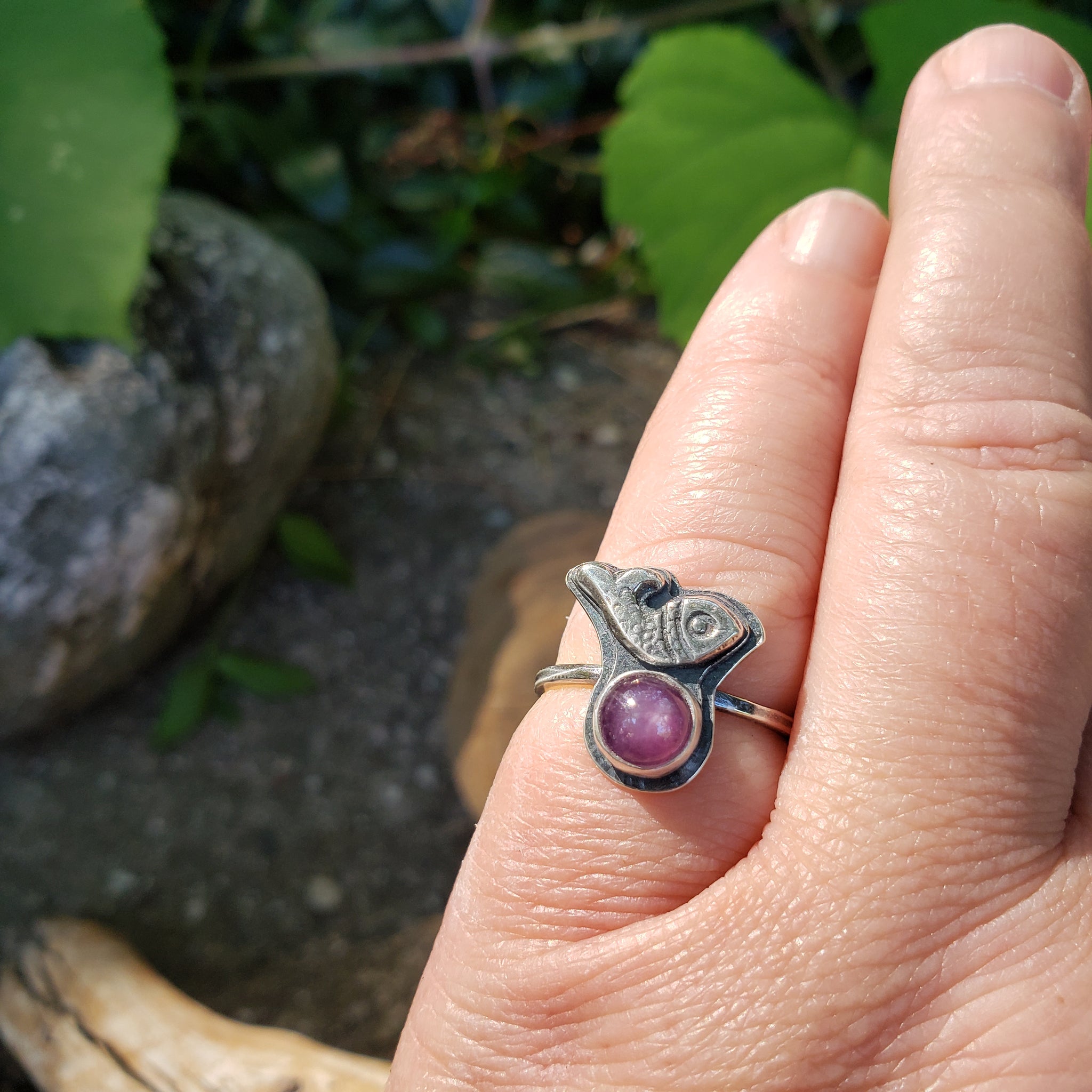 Sterling Silver Token Gemstone Rings - Rubies & Sapphire