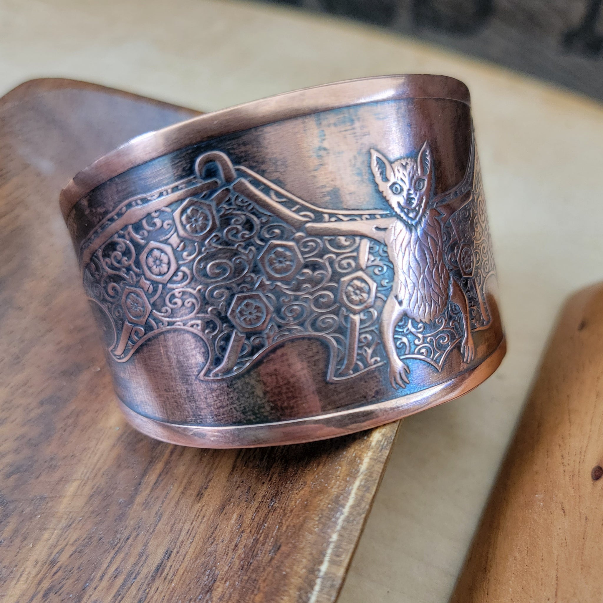 Copper Bat Cuff