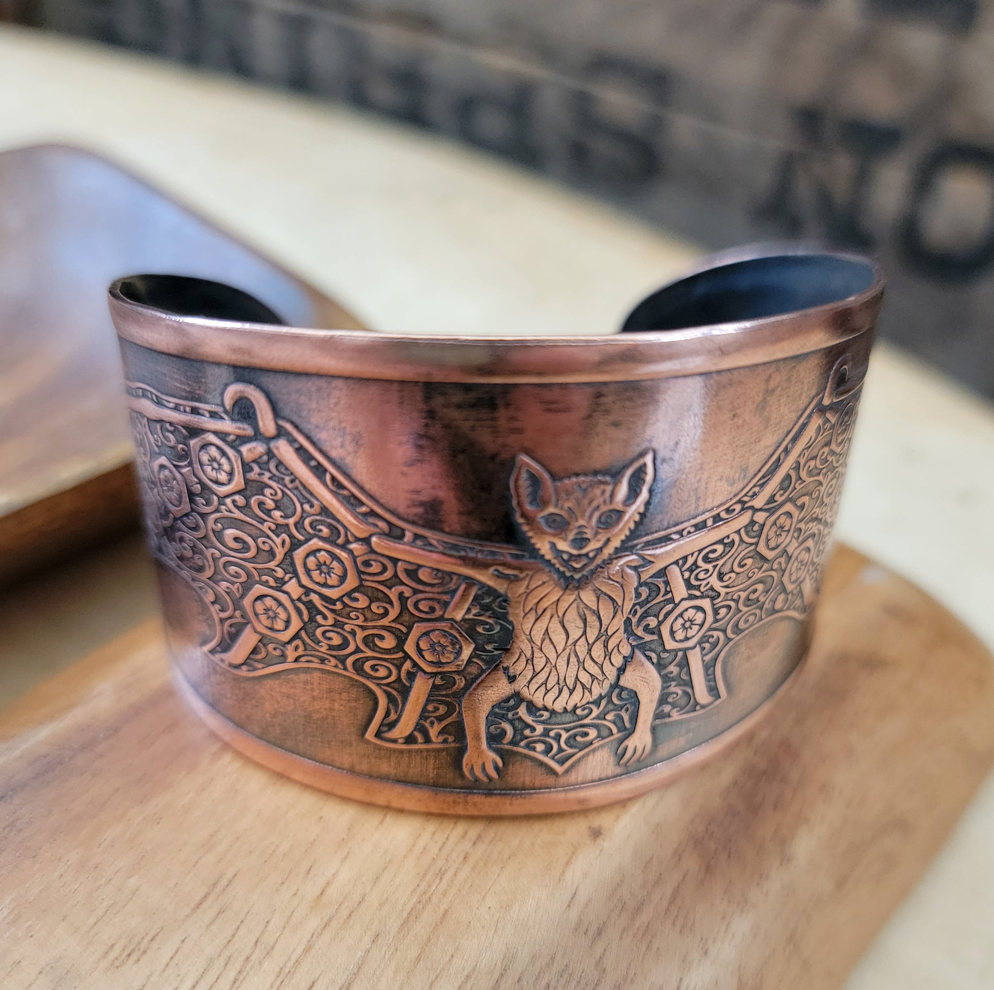 Copper Bat Cuff