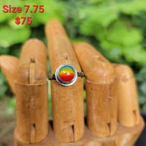 Pride 2022 Collection - Rainbow Glass in Sterling Silver