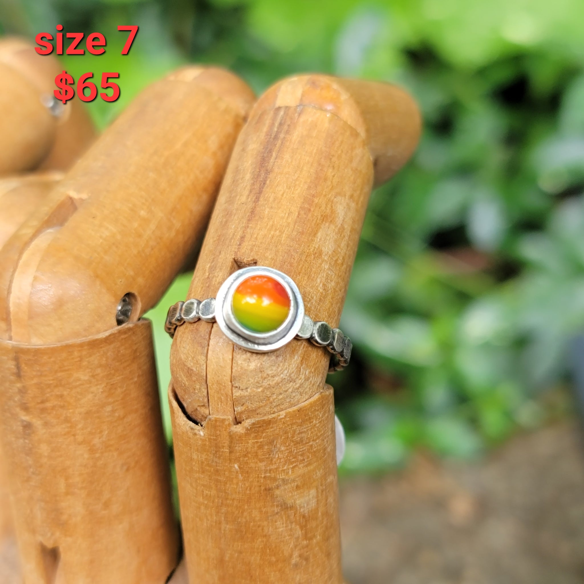 Pride 2022 Collection - Rainbow Glass in Sterling Silver