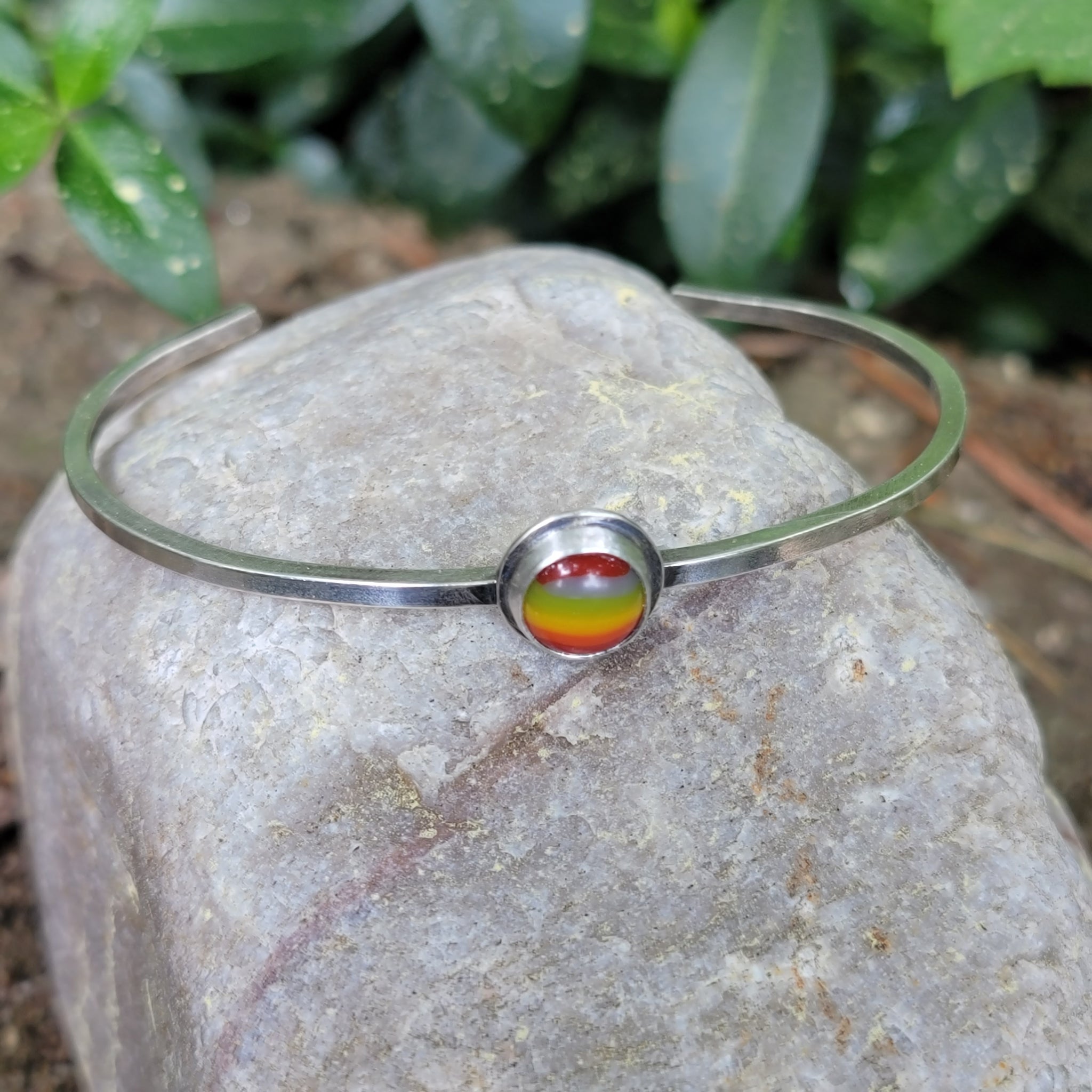 Pride 2022 Collection - Rainbow Glass in Sterling Silver