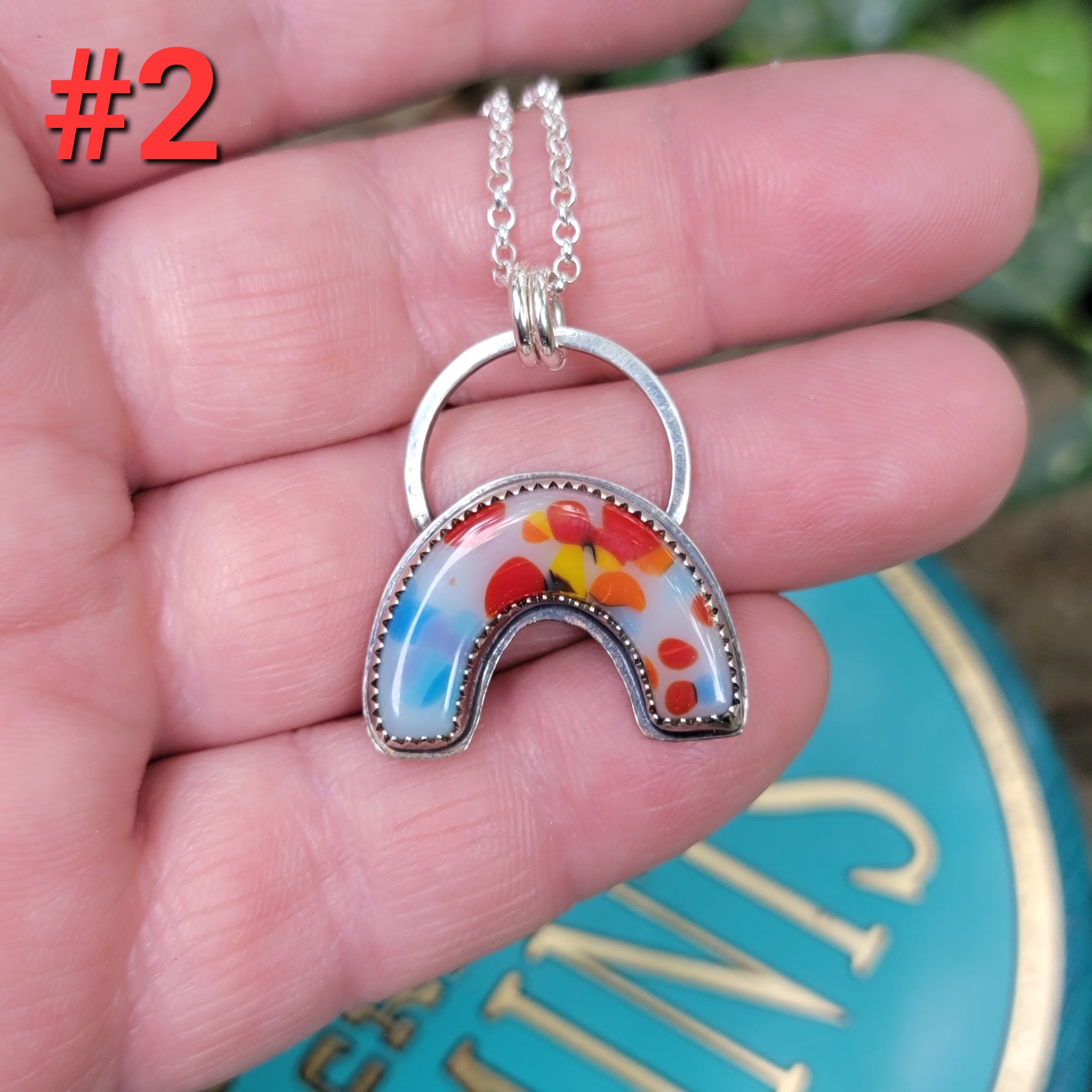 Pride 2022 Collection - Rainbow Glass in Sterling Silver