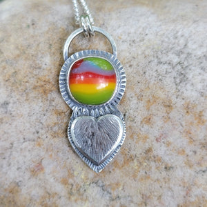 Pride 2022 Collection - Rainbow Glass in Sterling Silver