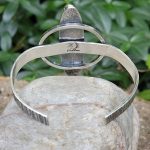 Surfite Geometric Statement Cuff Bracelet in Sterling Silver Cuff Bracelet