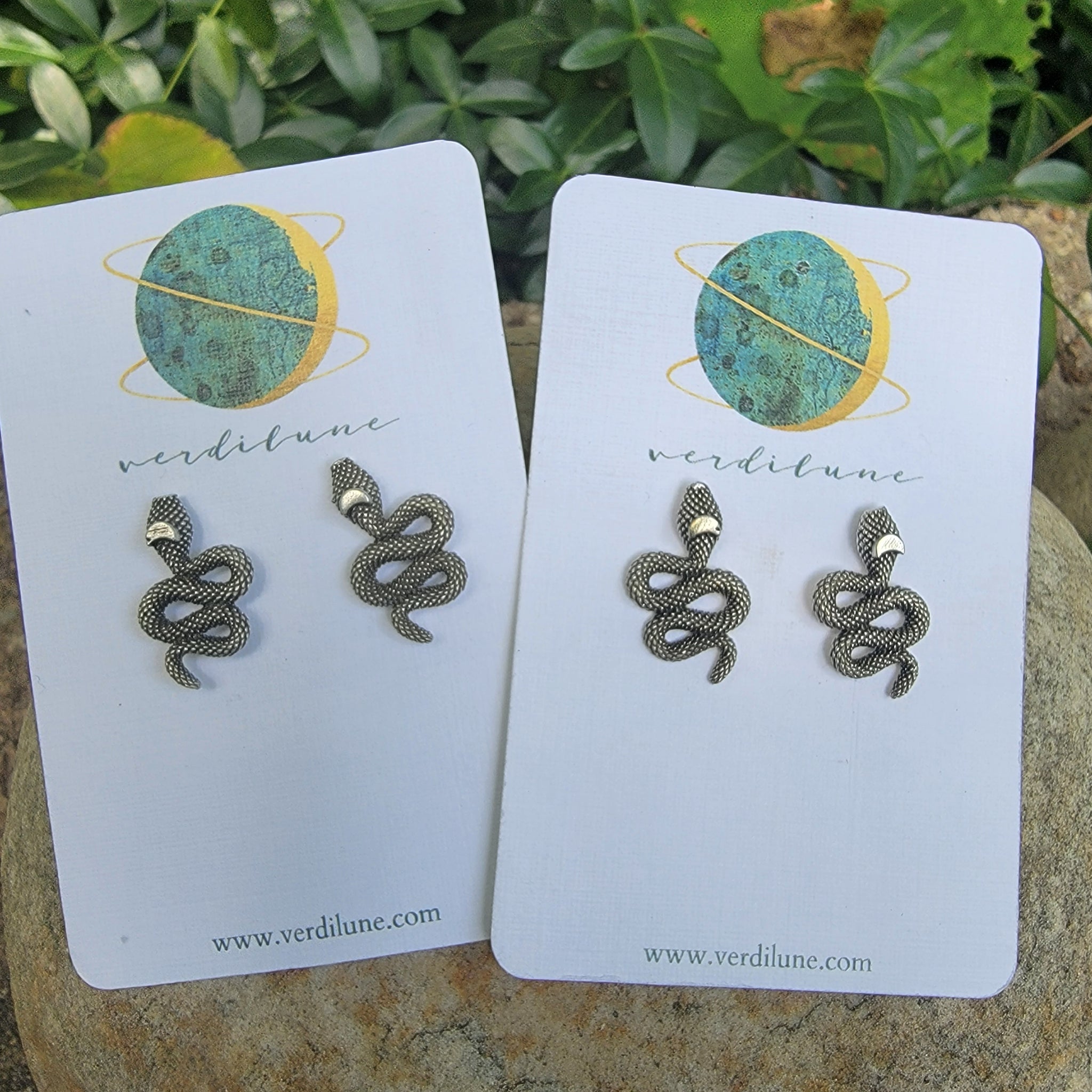 Naturalist Brass Stud Earrings