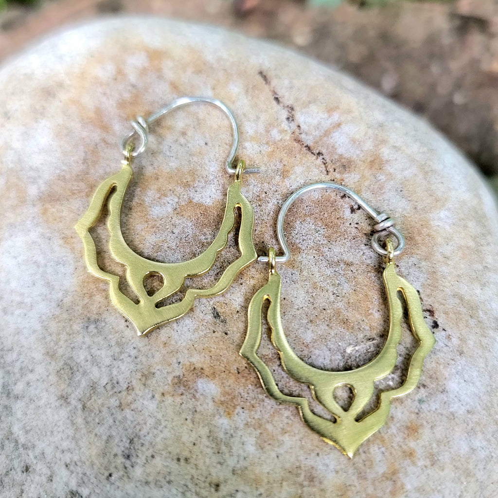 Tangier Gold & Silver Earrings