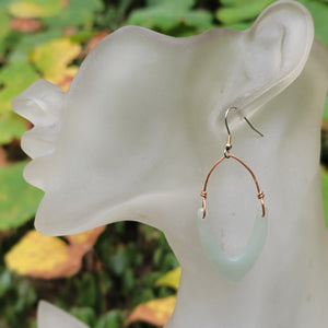 The Earthy Gem Collection - Aventurine & Copper Earrings