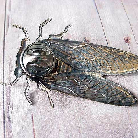 Cicada Brooch - Verdilune